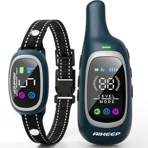 2-in-1 Dog Shock Collar and Bark Collar for Dogs  3300FT Dog Training Collar with Remote, IP67 Waterproof e Collar with Anti-Bark/Beep/Vibration/Shock Modes for Small Medium Large Dog(5-120Lbs)