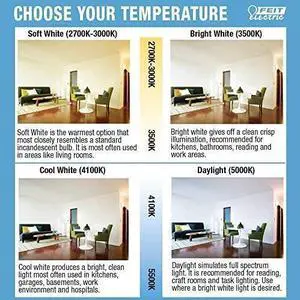 Electric A15 LED Light Filament Bulb, 60W Equivalent, Dimmable, E26 Base, 2700K Soft White, Clear Glass Vintage Edison Light Bulb for Home, Office, 13-Year Lifetime, BPA1560927CAFIL2RP/6, 12 Pack