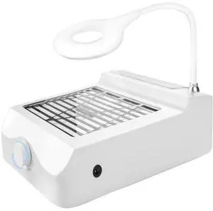 Dust Collector Vacuum Multifunction Nail Art Machine includes 40W Nail Dust Suction, 30000PRM Nail Drill with Bits and Sanding Bands, 48W/96W UV LED Nail Lamp, 6W Table Light, Hand Cushion