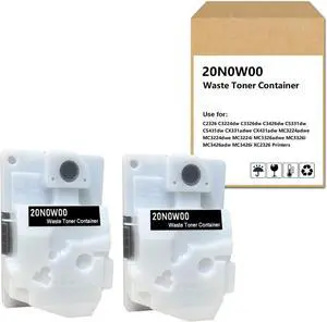20N0W00 Waste Toner Box Compatible for  20N0W00 Waste Bottle for C2326 C3224dw C3326dw C3426dw CS331dw CS431dw CX331adwe CX431adw MC3224 MC3326 MC3426i for  008r13326 C235 C230 (2 Pack)