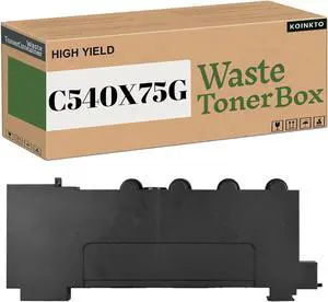 C540X75G Waste Toner Bottle Replacement Compatible for  CS310 CS410 CS317dn CS417dn CX310 CX510 Printer (1-Pack)