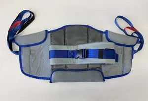 Padded Sit-to-Stand Patient Transfer Sling PASA1 with Back Support Padding and Assist Straps for Moving 90-135 lb Users, Works with Most Lifts - Patient Lift Sling - Stand Assist