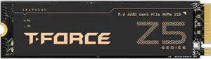 T-Force Z540 2TB DRAM SLC Cache 3D TLC NAND NVMe Phison E26 PCIe Gen5x4 M.2 2280 Gaming SSD with Ultra-Thin Graphene Heat Spreader Read/Write 12400/11800 MB/s TM8FF1002T0C129