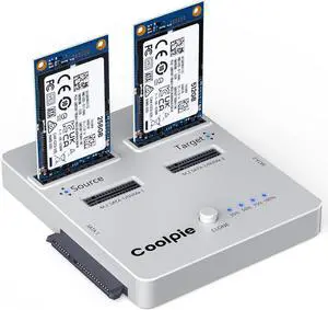 CR311 3-in-1 SSD Cloner, USB3.2 Gen2*2 M.2 Reader, Supports M.2 NVMe/SATA, SATA 2.5''/3.5'' HDD