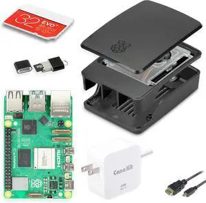 5 Essentials Starter Kit with Official Black Case (4GB RAM)