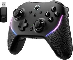 Master P1 Wireless PC Controller, Dual-ModeTriggers, Hall Effect Joystick, 1000Hz Polling Rate, Mute control, 6-Axis Gyro, Turbo, Lockable Back Buttons for PC/Switch/Switch 2/iOS/Android