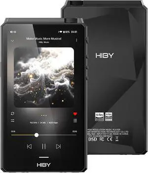 R6III 2025 DAP Player Hi Res Audio MP3 Player with Class A&AB Amp/Android 12/Bluetooth 5.0/WiFi/64G+2TB Expandable Memory