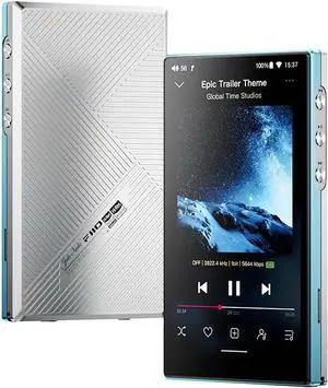 /FiiO JM21 Android 13 Hi-Res Music Player MP3 with Snapdragon 680, Bluetooth WiFi USB DAC 12.5H Playtime (Sky Blue)