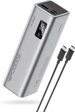 15 SE Power Bank 20000mAh 65W Laptop Charger, 3-Port USB C Portable Charger, PD 3.0 Fast Charging External Battery Pack for iPhone 16/15/14 Series, Samsung, MacBook, Dell, Steam Deck, and More