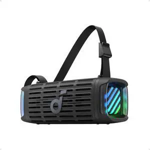 Boom 3i by Anker, Rugged Outdoor Speakers, IP68 Waterproof, Floating Playback, Saltwater-Resistant, BassUp 2.0, 50W Portable Speaker, Bluetooth 5.3, 16H Playtime, TWS, Kayak/Fishing/Camping