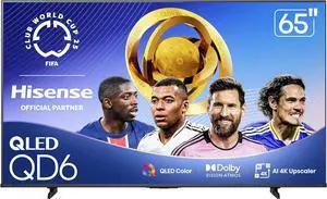 65" Class QD6 Series (65QD6QF, 2025 Model) QLED 4K UHD Smart Fire TV, Voice Remote with Alexa, Dolby Vision, Dolby Atmos, Motion Rate 120, HDR 10+, Game Mode Plus, MEMC, VRR, ALLM