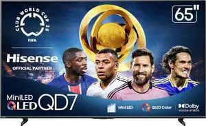 65" Class QD7 Series Mini-LED 4K UHD Smart Fire TV (65QD7QF, 2025 Model) - QLED, HDR10+, Dolby Vision, Dolby Atmos, Game Mode Plus, ALLM, Alexa Built in with Voice Remote, Streaming TV, Black