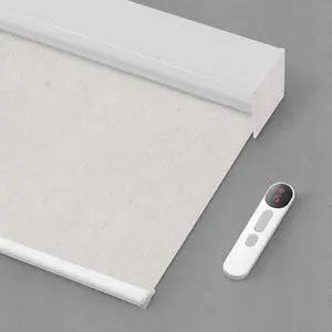 Bnox Motorized Blinds with Remote,100% Blackout Smart Roller Blinds Compatible with Apple Homekit Google Home and Alexa Via HUB,and Customized