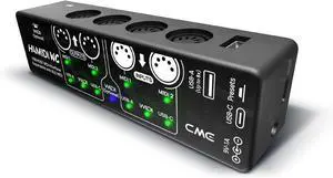H4MIDI WC  Advanced USB Host MIDI Interface with Router, Filter, Mapper, Optional WIDI Bluetooth MIDI, Standalone 9V Power mode - Perfect for Guitarists and Producers