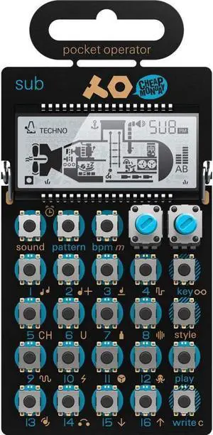 Pocket Operator PO-14 Sub Bass Synthesizer and Sequencer Pocket Operator PO-14 Sub Bass Synthesizer and Sequencer
