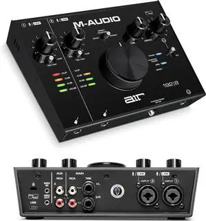 AIR 192x8 USB C MIDI Audio Interface for Recording Music, Vocal, Guitar with Studio Quality, 2 XLR in, RCA outs and Music Production Software
