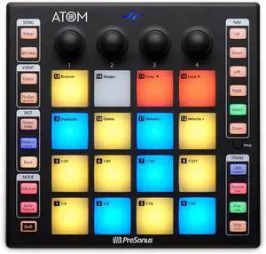 ATOM Production & Performance Midi Pad Controller with Studio One ist and Ableton Live Lite Recording Software