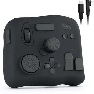 TourBox NEO - Custom Controller for P Video Editing, Color Grading, Illustration, MacOS/Windows, Pshop Lightroom Davinci Resolve After Effects Premiere Final Cut Pro Programmable Keyboard