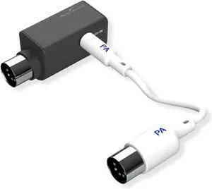 Paint Audio Wireless MIDI Adapter, MIDI Mate Ultra Low Lcy Adapter for Synthzer Digital Wind Guitar Pedal Digital Piano Keyboard to MIDI Devices, Mac OS/iOS Devices
