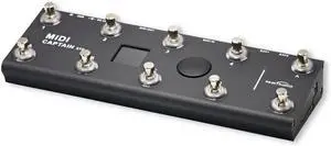 MIDI Captain Foot Controller Multi-Effects Keyboards Synthzer USB-MIDI musical software Bias with Time Engine Function Support all PC/CC/Note commander 10 Foot Switches