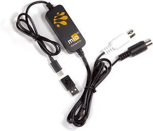 The First C (and USB A) Type Mac, PC, iOS, and Android Compatible MIDI Interface (mioXC)