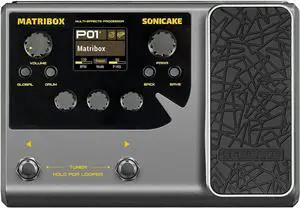 Matribox - Guitar Multi Effects Processor with Expression Pedal, With 130 Built-in Guitar/Bass/Acoustic Effects, Amp Modeling, IR Cabinets Simulation, Stereo OTG USB Audio Interface QME-50
