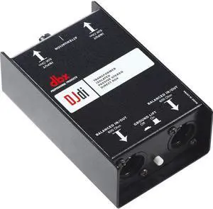 DJDI Passive 2-Channel Direct Box with Line Mixer