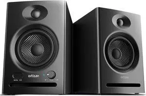 C7 Dual-Mode 2.0 Studio Monitors, Active Monitor Sers for Near Field Music Production, Bluetooth 5.3 Wireless Computer PC Monitor Gaming Bookshelf Sers(Pair, Black)