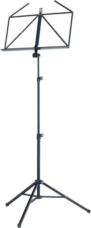 - Konig & Meyer 10065.000.55 Heavy Duty Music Stand - Large Deep Desk - Sturdy Base - Adjustable Height - Comt - Professional Grade for Musicians - German Made - Black