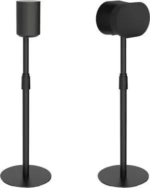 Adjustable Height Ser Stands Compatible with SONOS Era 300 and Era 100, Height Adjustable up to 42.6'', Floor Stands with Cable Management, Ser Mount, Black, 2 k (Pair)