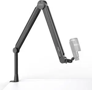 Premium Microphone Boom Arm with Desk Mount, 360° Rotatable, Fully Adjustable, for Podcast, Video, Gaming, Radio, Studio, Recording, Sturdy and Universal VALIANT Model