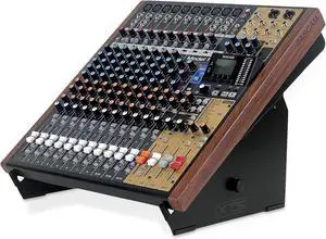 XTS Desktop Stand, XL 11.8" - 20.8" Size for Mixer/DJ Controller/Keyboard/Eurorack, Adjustable Length, Easy To Assemble and Rze