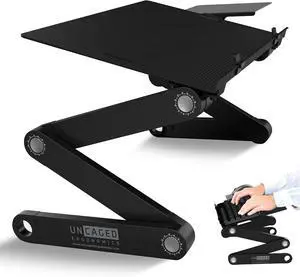 WorkEZ Adjustable Computer Keyboard Stand for Desk, Keyboard & Mouse Riser, Ergonomic Portable Stand for Desktop, Computer Keypad Riser for Desk