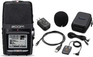H2n Handy Handheld Digital Multitrack Recorder Bundle with APH-2n Accessory Pack
