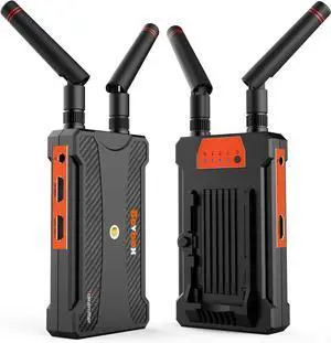 Wireless HDMI Transmitter and Receiver - 1080P, Extender with Loop-Out, 2.4G/5.8G Adapter, IR Control, 0.06S Latency, 820FT, for TVs, DSLR, Projectors, Laptop
