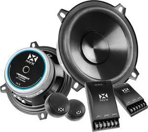 ® VSP525KIT 5.25" Premium Car Speakers, 750W Max, 250W RMS, 2-Way Component System w/ 1" Silk Dome Tweeters & Passive X-Overs, Easy to Install in Cars/Trucks/Doors (Pair)