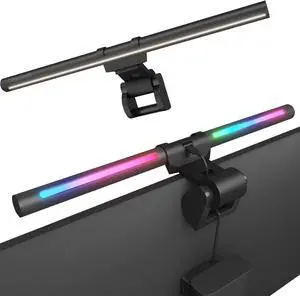 Monitor Light Bar, USB Reading LED Task Lamp with Touch Control, No Screen Glare Dimmable Desk Lamp Computer Monitor Light Bar for Screen Home Office,Work with Alexa and Google Assistant