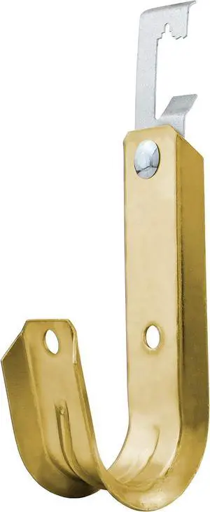 Prime Heavy Duty Metal Cable Support Batwing J-Hook Hangers with Bat Wing Clip for Ceiling Wire & Threaded Rod for Cable Management