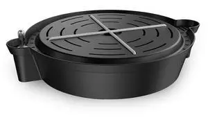 Self-Watering Fabric Pot Base, 4-Pack Auto-Irrigation Water Delivery System with Reservoir Meter, Elevated Plant Saucers for Use in Indoor Grow Tents, Greenhouses, and Outdoor Gardens