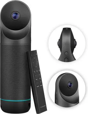 Meeting Pro - 360 Video Conference Camera, 4-in-One AI Smart Tracking Video Conferencing System, Works on Microsoft Teams, Zoom, Google Meet, Skype etc, Hybrid Meeting Room Zooming Camera