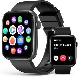 2024 Smart Watch for Men Women with Bluetooth Call,1.9'' HD Full Touch Screen Fitness Watch, Smartwatch with IP67 Waterproof with Blood Pressure Sleep Monitor for Android and iOS