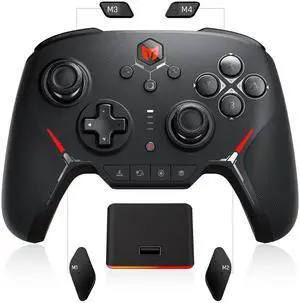 Switch Controllers with Charging Base, Wireless Game Controller for Switch/PC/Android/IOS,Mechanical Buttons|ALPS Joystick|NFC Sensor|6-axis Gyroscope