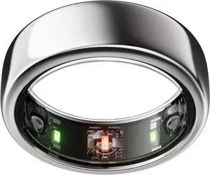 Oura Ring Gen3 Horizon - Silver - Size 11 - Smart Ring - Size First with Oura Ring Gen3 Sizing Kit - Sleep Tracking Wearable - Heart Rate - Fitness Tracker - 5-7 Days Battery Life