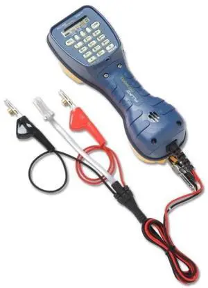 TS52 PRO Telephone Test Set with Angled Bed-of-Nails (52801RJ9), Black