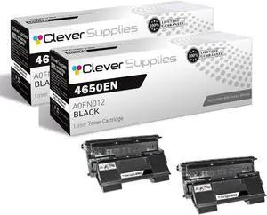 CS Replacement Toner Cartridge Compatible with Konica Minolta 4650EN A0FN012 Black PagePro 4650EN Toner Cartridge 2 Pack