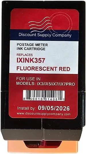 IXINK357 Quadient Compatible Ink Cartridge for IX3 IX5 & IX7 Mailing Systems 90 Day Return Window from USA Company
