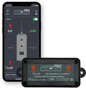 LevelMatePRO Wireless RV Leveling System, Bluetooth Leveler for Campers, Must-Have Accessory for Travel Trailers, Effortless Setup for Phones with App