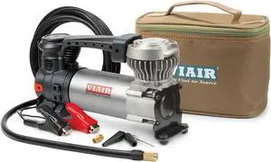 88P - 00088 Tire Inflator Portable On/Offroad Air Compressor for Car, Truck, SUV & RV | 12V Heavy Duty Pump 120 PSI, Alligator Clip, Twist Chuck