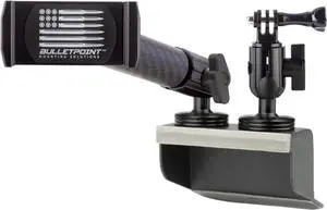 Metal Dash Mount Cell Phone Holder & Action Camera Mount Compatible with 20112018 Jeep Wrangler JK (Dual 20mm Ball Base)