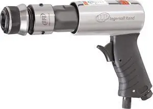 114GQC Air Hammer - 3 PC Chisel Set with Tapered Punch, Panel Cutter, Flat Chisel, 2-5/8 Inch stroke, 3500 BPM, Lightweight, Compact, Gray